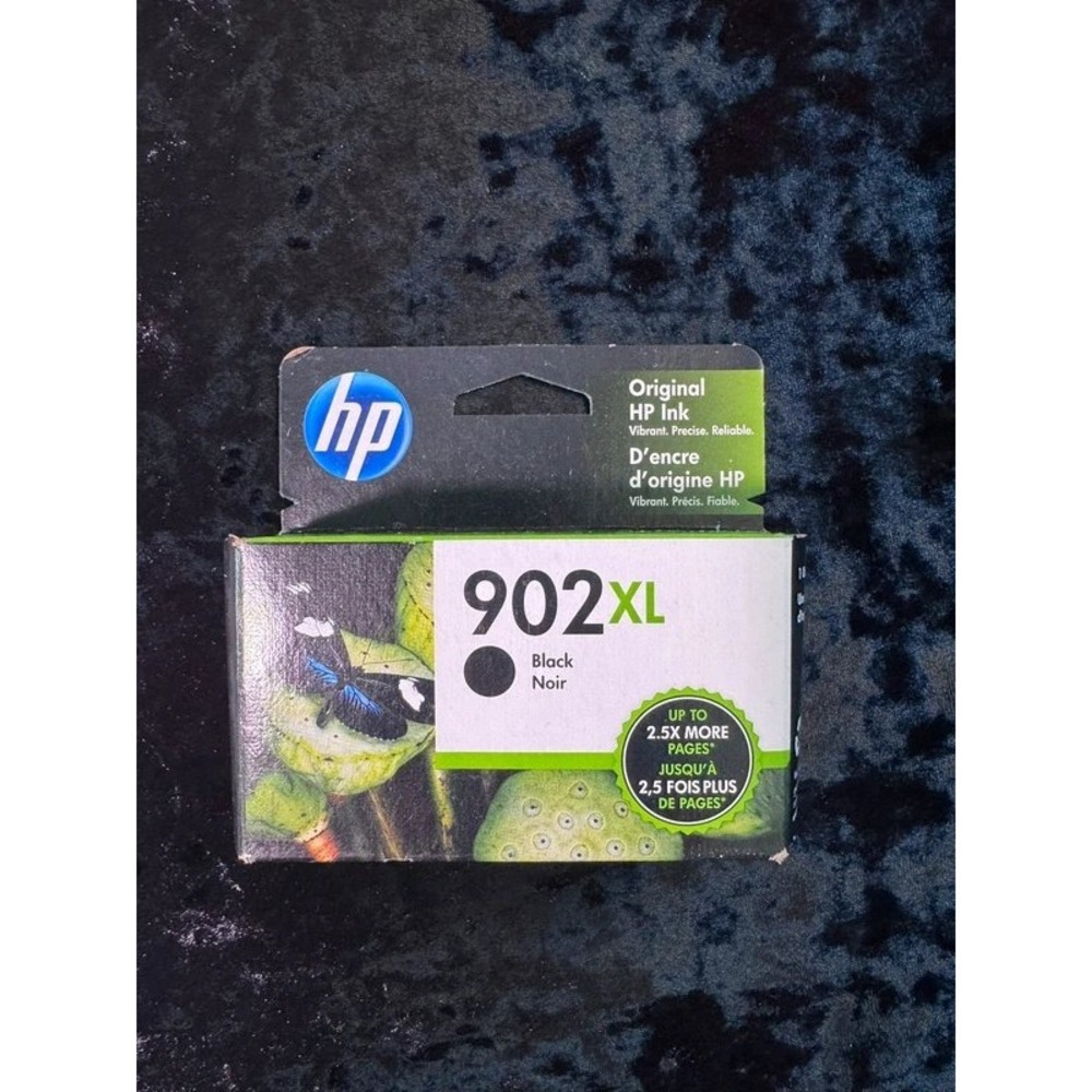 HP 902XL Black Ink Cartridge T6M14AN Genuine OEM Exp Dec 2022 New Sealed